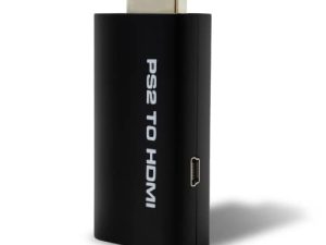 محول محول PS2 إلى HDMI ، محول فيديو Sartyee PS2 إلى HDMI مع مخرج صوت 3.5 مم لشاشة HDTV HDMI يدعم جميع أوضاع عرض PS2
