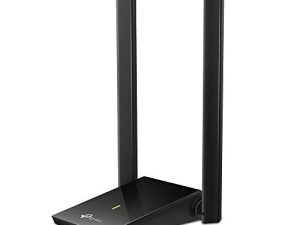TP-Link USB WiFi Adapter ، AC1300Mbps Dual Band 5dBi High Gain Antenna 2.4GHz / 5GHz Wireless Network Adapter for Desktop PC (Archer T4U Plus) - يدعم Windows 11/10 / 8.1 / 8/7 ، Mac OS 10.9 - 10.14