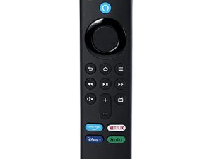 جهاز تحكم عن بعد صوتي بديل L5b83G مناسب لعصا Fire TV Stick (Lite / 4K / 2nd Gen / 3rd Gen) ، Fire TV Cube ، Fire TV (3rd Gen ، تصميم قلادة)