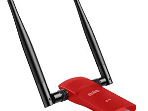 L-Link USB WiFi Adapter AC1300Mbps 3.0 اتصال سريع لأجهزة الكمبيوتر المكتبية والكمبيوتر المحمول مع 2.4 جيجا هرتز ، 5 جيجا هرتز عالي الكسب ثنائي النطاق 5dBi ، WiFi Dongle يدعم Windows 10/8 / 8.1 / 7 / Vista / XP / Mac OS / Linux