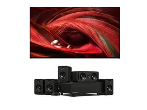 Sony XR85X95J Bravia XR X95J 85 "4K HDR Full Array LED Smart TV مع Platin MONACO-5-1-SOUNDSEND مع WiSA Wireless SoundSend Transmitter (2021)