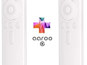 غطاء سيليكون aarooGo لجهاز التحكم عن بعد لـ aarooGo ATV [مع المنزل والحجم] لمشغل Apple TV 4K [2-Pack]
