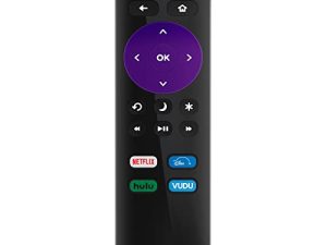 استبدل جهاز التحكم عن بعد بالأشعة تحت الحمراء لتلفزيون ONN Roku ، تلفزيون 4K UHD LCD ذكي عالي الدقة مع مفتاح زر تطبيق Net-Flix Dis-ney Hu-lu VU-DU
