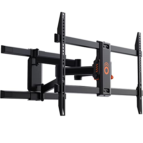 ECHOGEAR Full Motion Ariculating TV Wall Mount Bracket للتلفزيونات حتى 82 بوصة - تمديد سلس ودوران وإمالة - قالب حائط لسهولة التثبيت - مراكز ومستويات بعد التركيب بالإضافة إلى إخفاء الكابلات الخاصة بك ECHOGEAR Full Motion Ariculating TV Wall Mount Bracket للتلفزيونات حتى 82 بوصة - تمديد سلس ودوران وإمالة - قالب حائط لسهولة التثبيت - مراكز ومستويات بعد التركيب بالإضافة إلى إخفاء الكابلات الخاصة بك