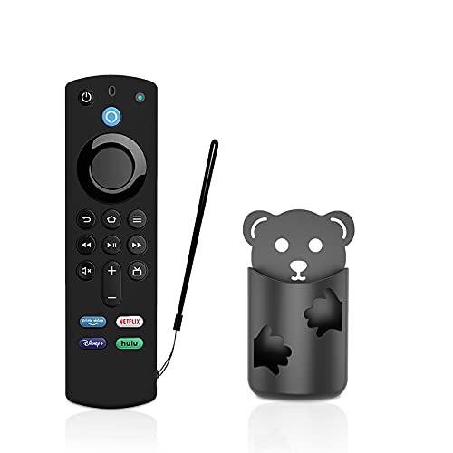 جراب تحكم عن بعد أسود واستبدال حامل لعصا TVstick (الجيل الثالث) 2021 Release Voice Remote ، جراب واقٍ من السيليكون مع حبل - LEFXMOPHY جراب تحكم عن بعد أسود واستبدال حامل لعصا TVstick (الجيل الثالث) 2021 Release Voice Remote ، جراب واقٍ من السيليكون مع حبل - LEFXMOPHY