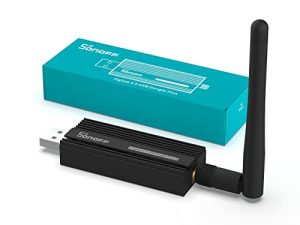 SONOFF Zigbee 3.0 USB Dongle Plus Gateway ، بوابة USB Zigbee العالمية مع هوائي لمساعد المنزل ، Open HAB وما إلى ذلك ، محول USB Zigbee 3.0 لاسلكي (عبوة واحدة)