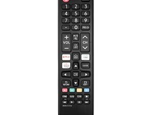 جهاز تحكم عن بعد عالمي لجهاز Samsung Smart TV Remote للتحكم عن بعد لجميع أجهزة التحكم عن بعد من سلسلة تلفزيونات Samsung مع أزرار وظيفة سريعة لـ Netflix و Prime Video و Samsung TV Plus