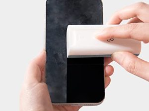منظف رذاذ شاشة اللمس من CLICK CLEAN ، منظف الشاشة ، بخاخ منظف الشاشة الكل في واحد مع الألياف الدقيقة وحامل الهاتف لجميع الهواتف وشاشات الكمبيوتر المحمول والتابلت (رمادي)