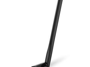 TP-Link AC600 USB WiFi Adapter for PC (Archer T2U Plus) - محول الشبكة اللاسلكية لسطح المكتب مع هوائي 2.4 جيجا هرتز ، 5 جيجا هرتز عالي الكسب ثنائي النطاق 5dBi ، يدعم Win11 / 10 / 8.1 / 8/7 / XP ، Mac OS 10.9-10.14
