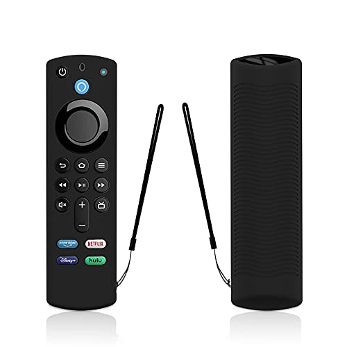 استبدال جراب تحكم عن بعد أسود للجهاز (الجيل الثالث) / 4K Max 2021 Release Voice Remote ، جراب واقٍ من السيليكون مع حبل - LEFXMOPHY استبدال جراب تحكم عن بعد أسود للجهاز (الجيل الثالث) / 4K Max 2021 Release Voice Remote ، جراب واقٍ من السيليكون مع حبل - LEFXMOPHY