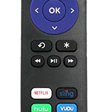 جهاز تحكم عن بعد جديد تم استبداله بالأشعة تحت الحمراء لـ Roku 1 2 3 4 HD LT XS XD Express 3900R Premiere 4620XB 4210XB 3900R 2500R 2700R 2450XB w أزرار اختصار القناة ، لا يدعم أي عصا أو تلفزيون