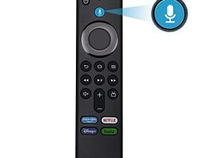 جهاز تحكم عن بعد صوتي بديل (الجيل الثالث) L5B83G مع عناصر تحكم في التلفزيون ، بديل عن بعد Amazon Fire Stick ، مناسب لـ Amazon Fire TV Stick / 4K / Max / Lite / Cube