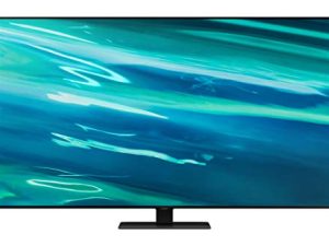 تلفزيون سامسونج QN55Q80AA مقاس 55 بوصة فائق الدقة QLED 4K ذكي مع تغطية لمدة عام إضافي بواسطة Epic Protect (2021)