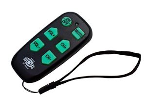 جهاز تحكم عن بعد خاص بالتلفاز بزرار كبير - DT-R08B EasyMote | إضاءة خلفية ، سهلة الاستخدام ، ذكية ، تلفزيون تعليمي وجهاز تحكم في صندوق الكابلات ، مثالية للمعيشة بمساعدة رعاية المسنين. جهاز التحكم عن بعد للتلفزيون الأسود