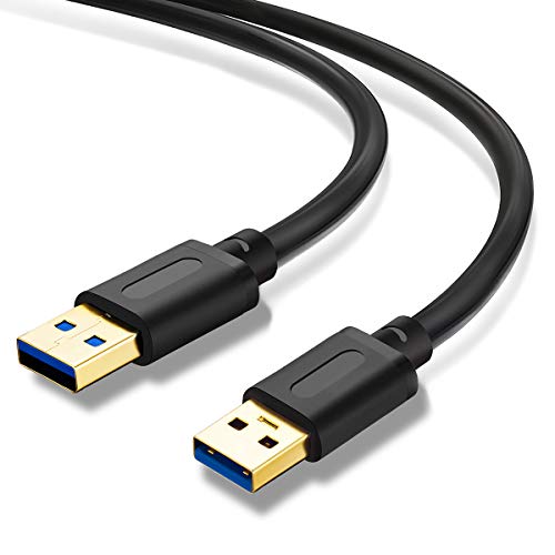 Jelly Tang USB 3.0 A to A Male Cable 3Ft ، USB to USB Cable USB Male to Male Cable USB مع موصل مطلي بالذهب لحاويات القرص الصلب ومشغل DVD ومبرد للكمبيوتر المحمول (3 قدم / 1 متر) Jelly Tang USB 3.0 A to A Male Cable 3Ft ، USB to USB Cable USB Male to Male Cable USB مع موصل مطلي بالذهب لحاويات القرص الصلب ومشغل DVD ومبرد للكمبيوتر المحمول (3 قدم / 1 متر)