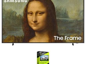 SAMSUNG QN65LS03BA 65 بوصة The Frame QLED 4K UHD Quantum HDR Smart TV 2022 حزمة مع Premium 4 YR CPS Enhanced Protection Pack