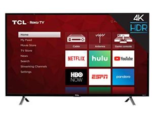 تلفزيون TCL 55S405 55 بوصة 4K Ultra HD Roku ذكي LED (موديل 2017)