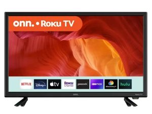 تلفزيون ONN 24-Inch HD LED Smart TV بدقة 720p ، معدل تحديث 60 هرتز ، شاشة DLED ، تدفق لاسلكي 100012590 (مجدد)