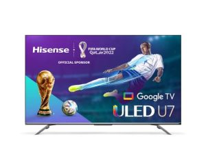 هايسنس ULED Premium U7H QLED Series 65 بوصة من فئة Quantum Dot Google 4K Smart TV (65U7H ، موديل 2022)