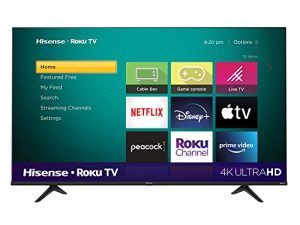 تلفزيون هايسنس 65 بوصة من فئة R6 ، Dolby Vision HDR 4K UHD Roku Smart TV مع توافق Alexa (65R6G ، موديل 2021)