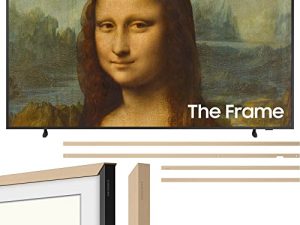 SAMSUNG QN65LS03BA 65 بوصة The Frame QLED 4K UHD Quantum HDR Smart TV (2022) 65 "Bezel Modern Bezel Modern Bezel
