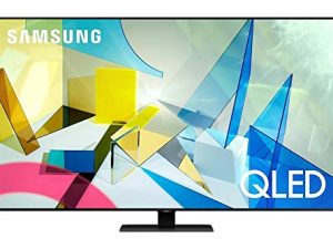 SAMSUNG 85-inch Class QLED Q80T Series - 4K UHD Direct Full Array 12X Quantum HDR 12X Smart TV مع Alexa المدمج (QN85Q80TAFXZA ، موديل 2020)