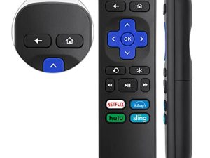 استبدال جهاز التحكم عن بعد لـ Roku 1. Roku 2 (XD.HD.XS). Roku 3. Roku 4 و Roku Express. [ليس مع أي Roku Stick أو Roku TV]