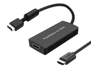 محول PS2 إلى HDMI كابل PS2 HDMI من PS2 إلى محول HDMI يدعم 4: 3/16: 9 مفتاح نسبة أبعاد الشاشة. يعمل مع كابل بلايستيشن 1 / بلايستيشن 2 اتش دي. محول بلاي ستيشن 1 محول سوني PS2 HDMI