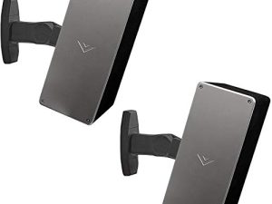 زوج تثبيت على الحائط والسقف من ECHOGEAR - تصميم عالمي يعمل مع Vizio و Sony والمزيد - إمالة ودوران بدون أدوات للصوت المحيط - سهل التركيب في الداخل والخارج