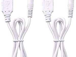 كابل شحن DC بديل | سلك شاحن USB - 2.5 مم (عبوتان)