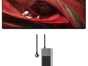 Sony XR85X95J Bravia XR X95J 85 "4K HDR Full Array LED Smart TV مع Austere 7S-PS8-US1 VII-Series 8 Outlet Power w / Omniport USB (2021)