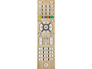 جهاز تحكم عن بعد عالمي بإضاءة خلفية GE لأجهزة Samsung ، Vizio ، LG ، Sony ، Sharp ، Roku ، Apple TV ، TCL ، Panasonic ، Smart TV ، Streaming Players ، Blu-Ray ، DVD ، Simple Setup ، 4 أجهزة ، ذهبي ، 48845