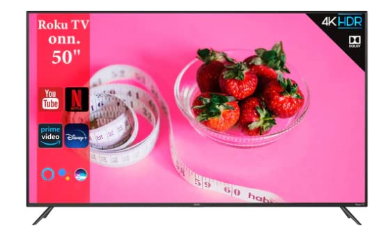 ONN 50-Inch Class 4K UHD (2160P) LED Smart TV HDR متوافق مع Netflix ، Disney + ، Apple TV ، HBO ، متوافق مع Alexa و Google Assistant - 100012585 (مجدد) ONN 50-Inch Class 4K UHD (2160P) LED Smart TV HDR متوافق مع Netflix ، Disney + ، Apple TV ، HBO ، متوافق مع Alexa و Google Assistant - 100012585 (مجدد)