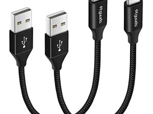 6 بوصة / 0.5 قدم USB C كابل قصير ، [2-Pack] etguuds سريع الشحن كابل USB A إلى Type C لهاتف Samsung Galaxy S22 S21 S20 FE Ultra 5G S10 S9، Note 20 10 9، Z Fold / Flip 3/4، A10e A20 A50 A51، Pixel، Moto G