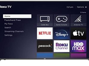 تلفزيون LED بشاشة مسطحة مقاس 58 بوصة بدقة 4K UHD Roku من RCA ، موديل 2022