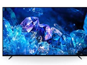 تلفزيون سوني XR55A80K 55 بوصة 4K Bravia XR OLED ذكي عالي الدقة مع تغطية لمدة عام إضافي بواسطة Epic Protect (2022)