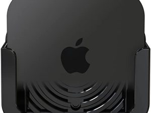 TotalMount Apple TV Mount - متوافق مع جميع أجهزة تلفزيون Apple (بما في ذلك موديلات 2022 الجديدة ، وموديلات 2021 ، و Apple TV 4K)