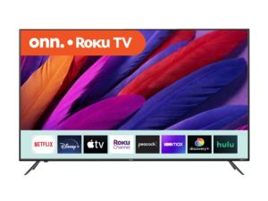 تلفزيون LED ذكي من ONN مقاس 55 بوصة بدقة 4K (2160 بكسل) متوافق مع Netflix و Disney + و Apple TV و HBO ومتوافق مع Alexa و Google Assistant - 100012586 (متجدد)