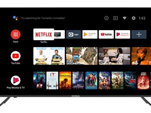 تلفزيون KONKA 65-Inch Class U5 Series 4K Ultra HD الذكي مع تلفزيون Android وجهاز التحكم عن بعد الصوتي (65U55A ، موديل 2020)