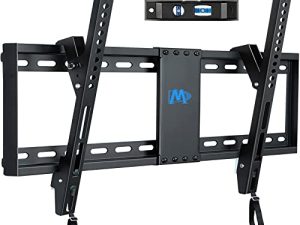 Mounting Dream TV Mount لمعظم أجهزة التلفزيون مقاس 37-70 بوصة ، حامل حائط عالمي قابل للإمالة مناسب 16 بوصة ، 18 بوصة ، 24 بوصة بسعة تحميل 132 رطلاً ، ماكس فيسا 600 × 400 مم ، حامل تثبيت على الحائط منخفض الارتفاع