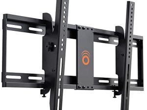 ECHOGEAR Tilting TV Wall Mount مع تصميم جانبي منخفض لأجهزة التلفزيون مقاس 32-70 بوصة - يزيل وهج الشاشة بإمالة سلسة بمقدار 15 درجة - سهل التثبيت مع جميع الأجهزة المضمنة - EGLT1-BK