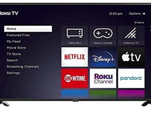 Element 50 "4K 2160p Roku Smart LED TV with HDR - E4AA50R (تم تجديده)