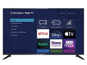 تلفزيون Westinghouse Smart Roku مقاس 50 بوصة 4K Ultra HD مع HDR ، تلفزيون ذكي 4K UHD مع اتصال Wi-Fi وتطبيق الهاتف المحمول ، تلفزيون بشاشة مسطحة متوافق مع Apple Home Kit ، Alexa and Google Assistant ، موديل 2022