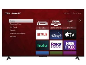 تلفزيون TCL الذكي 50 بوصة من الفئة 4-Series 4K UHD HDR Smart Roku - 50S455 (مجدد)