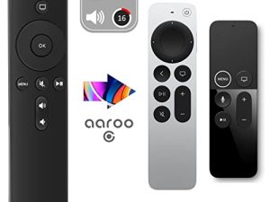 aarooGo [w / Home & Volume] التحكم في مشغل Apple TV 4K A1294 A1218 / MA711 A1378 / MC572 A1427 / MD199 A1625 / MGY52 / MLNC2 A1842 / MQD22 / MP7P2