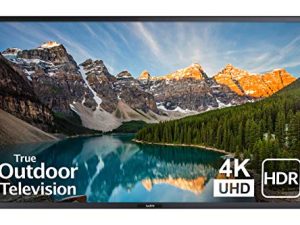 تلفزيون SunBrite Veranda 2 Series 55 بوصة ذو الظل الكامل في الهواء الطلق | تلفزيون 4K Ultra HD HDR LED مانع لتسرب الماء - شاشة LED بإضاءة مباشرة مع جهاز تحكم في جميع الأحوال الجوية (SB-V-55-4KHDR-BL)