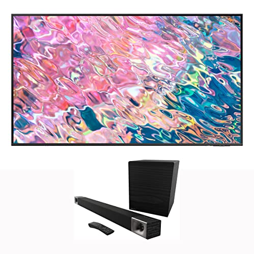 SAMSUNG QN43Q60BAFXZA 43 "QLED Quantum HDR 4K Smart TV مع مكبر صوت Klipsch CINEMA-600 3.1 ديناميكي مع مضخم صوت لاسلكي 10 بوصات (2022) SAMSUNG QN43Q60BAFXZA 43 "QLED Quantum HDR 4K Smart TV مع مكبر صوت Klipsch CINEMA-600 3.1 ديناميكي مع مضخم صوت لاسلكي 10 بوصات (2022)