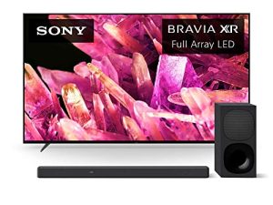 تلفزيون سوني 65 بوصة 4K Ultra HD TV X90K: تلفزيون برافيا XR Full Array LED Smart Google TV ، Dolby Vision HDR ، ميزات حصرية لجهاز PS 5 XR65X90K- 2022 w / HT-G700: 3.1CH Dolby Atmos / X Soundbar Bluetooth Tech