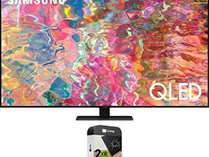 Samsung QN75Q80BAFXZA 75 Inch QLED 4K Smart TV 2022 (تم تجديده) مع حزمة حماية معززة 2 YR CPS