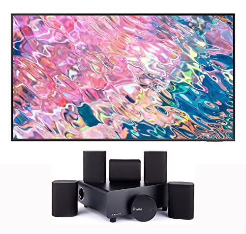 تلفزيون SAMSUNG QN50Q60BAFXZA 50 بوصة QLED Quantum HDR 4K الذكي مع نظام صوتي MILAN-5-1-SOUNDSEND 5.1 الغامر بنمط السينما (2022) تلفزيون SAMSUNG QN50Q60BAFXZA 50 بوصة QLED Quantum HDR 4K الذكي مع نظام صوتي MILAN-5-1-SOUNDSEND 5.1 الغامر بنمط السينما (2022)